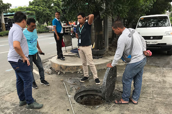 Philippines municipal manhole cover